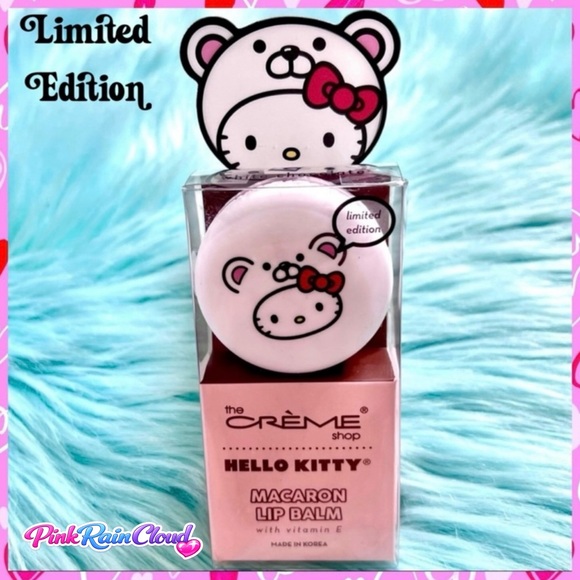 Sanrio Other - Crème Shop X Sanrio White Chocolate Limited Edition Hello Kitty Macaron Lip Balm